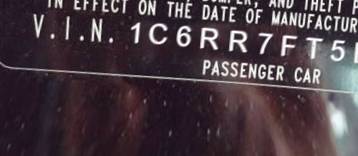 VIN 1C6RR7FT5ES321753