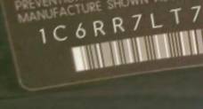VIN 1C6RR7LT7ES334962