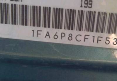VIN 1FA6P8CF1F5358813