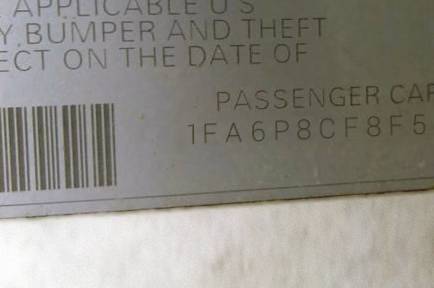 VIN 1FA6P8CF8F5301136