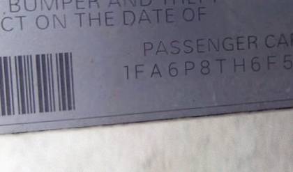 VIN 1FA6P8TH6F5359733