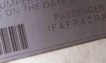VIN 1FAFP42RX3F434569