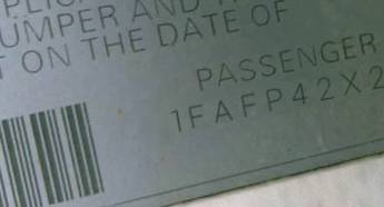 VIN 1FAFP42X24F189850