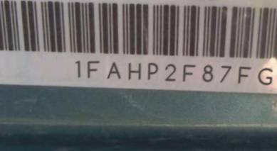 VIN 1FAHP2F87FG144528