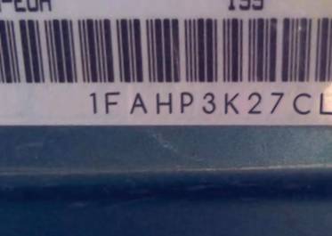 VIN 1FAHP3K27CL185672