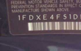 VIN 1FDXE4FS1DDA26441