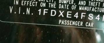 VIN 1FDXE4FS4FDA18966