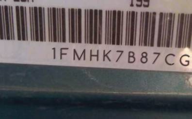 VIN 1FMHK7B87CGA45355