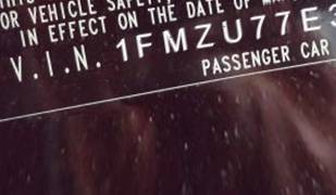 VIN 1FMZU77E31UC11883