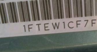 VIN 1FTEW1CF7FFB91898