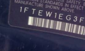 VIN 1FTEW1EG3FKE72027