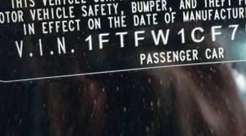 VIN 1FTFW1CF7BFA33012