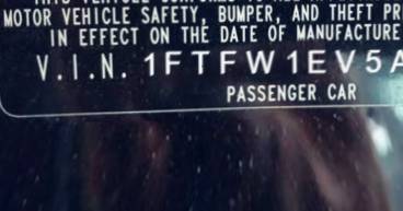 VIN 1FTFW1EV5AFA37062