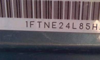 VIN 1FTNE24L85HA15765
