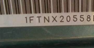 VIN 1FTNX20558EB25521