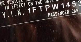 VIN 1FTPW14534KB58450