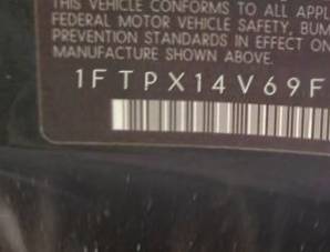 VIN 1FTPX14V69FA36081