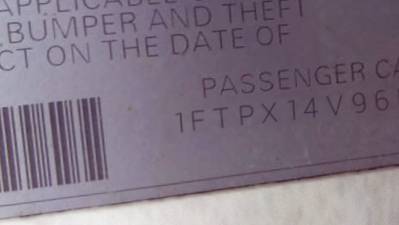 VIN 1FTPX14V96NB87272