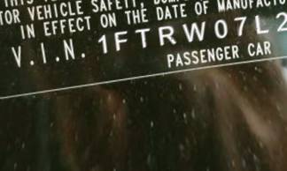 VIN 1FTRW07L23KC18021