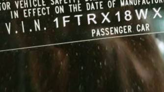 VIN 1FTRX18WX3NA99709