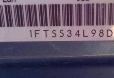 VIN 1FTSS34L98DA48545