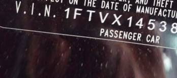 VIN 1FTVX14538KC47042