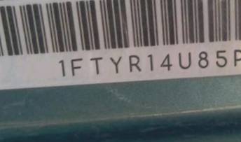 VIN 1FTYR14U85PA94980