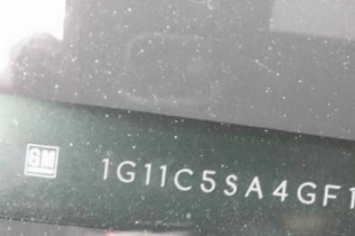 VIN 1G11C5SA4GF156590