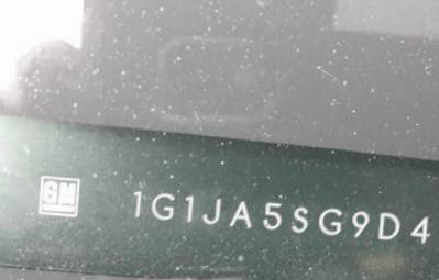 VIN 1G1JA5SG9D4127992