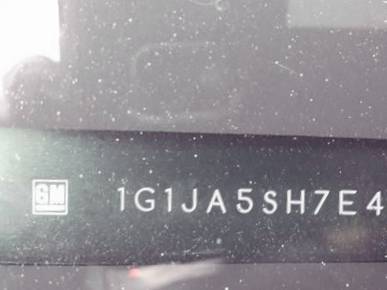VIN 1G1JA5SH7E4164792