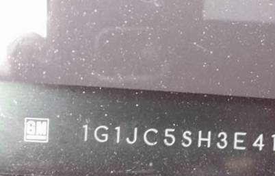 VIN 1G1JC5SH3E4185035