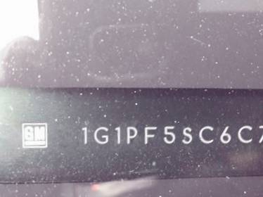 VIN 1G1PF5SC6C7175617
