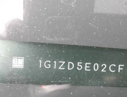 VIN 1G1ZD5E02CF361161