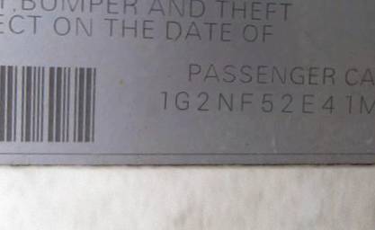 VIN 1G2NF52E41M615580