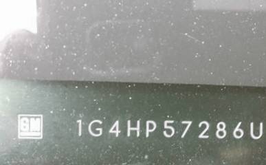 VIN 1G4HP57286U238615
