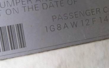 VIN 1G8AW12F14Z108407