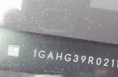 VIN 1GAHG39R021118380
