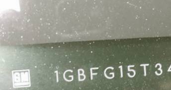 VIN 1GBFG15T341135850