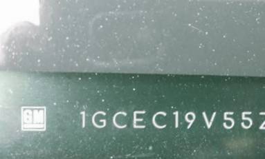 VIN 1GCEC19V55Z103368