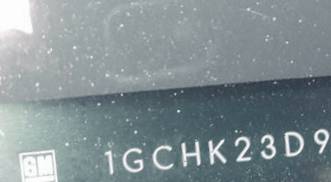 VIN 1GCHK23D97F192288