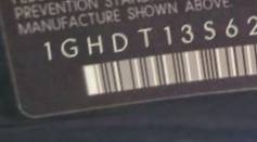 VIN 1GHDT13S622179478