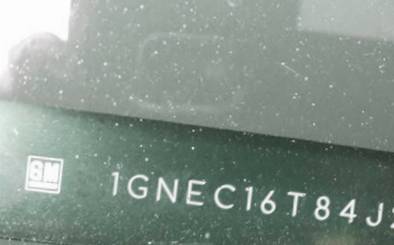 VIN 1GNEC16T84J219722