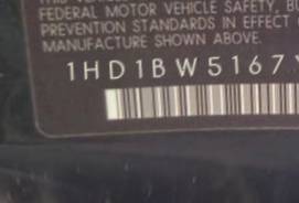 VIN 1HD1BW5167Y088758