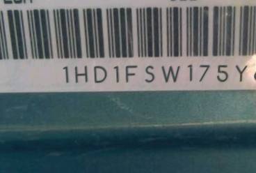VIN 1HD1FSW175Y615151