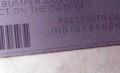 VIN 1HD1GY4568K336318