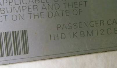 VIN 1HD1KBM12CB642370