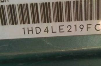 VIN 1HD4LE219FC437707