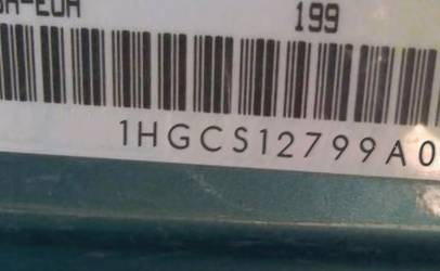 VIN 1HGCS12799A014334