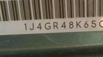 VIN 1J4GR48K65C600037