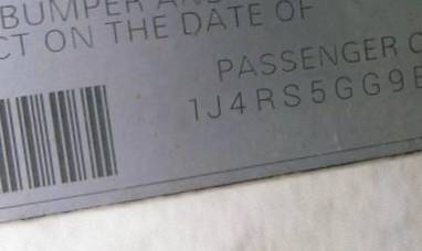 VIN 1J4RS5GG9BC658669